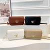 Premium tekstur Retro liten veske Dame Hundre Crossbody-veske Enkel skulder Armhule Liten firkantet veske