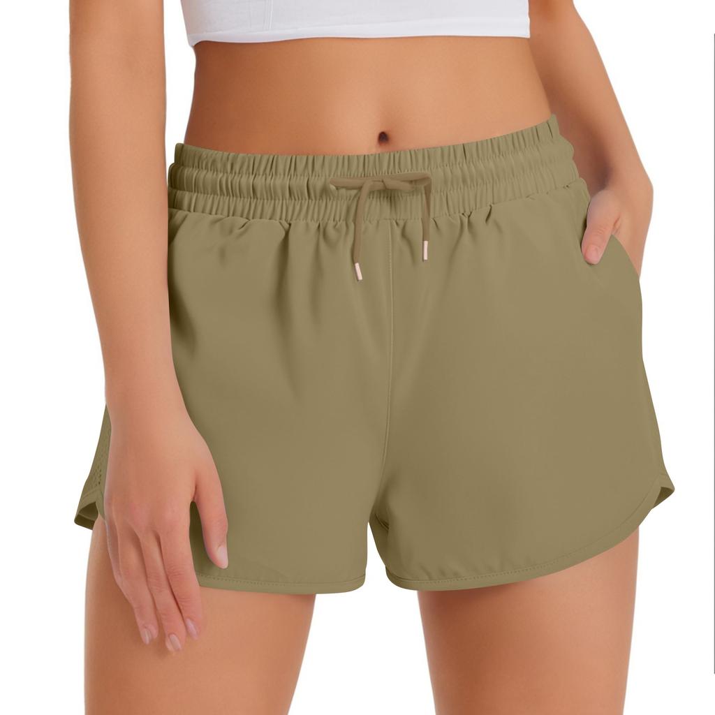 Women's Summer Sports Fitness Casual Shorts Quick-drying Breathable Running Shorts