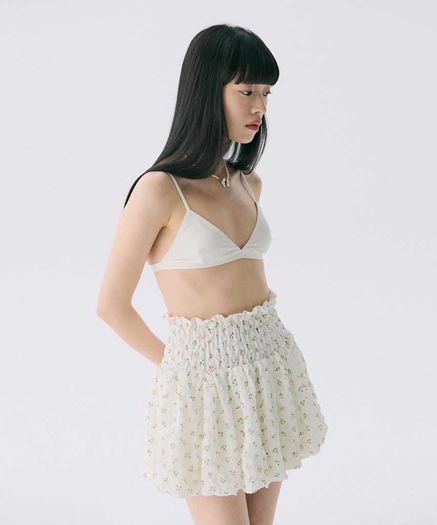 Jun Jun Space Vol12. Smocked Cloud Skirt_Pink(Vol12. Smoked Cloud Skirt_Pink)