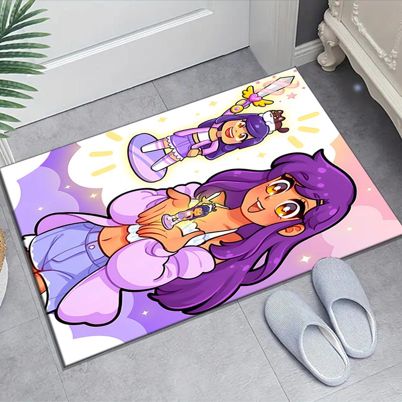 1pc Anime A-AphmauS (2) Design Area Rug - Non-Slip, Soft & Cozy Floor Mat for Living Room, Bedroom, Office - Indoor/Outdoor Decorative Carpet