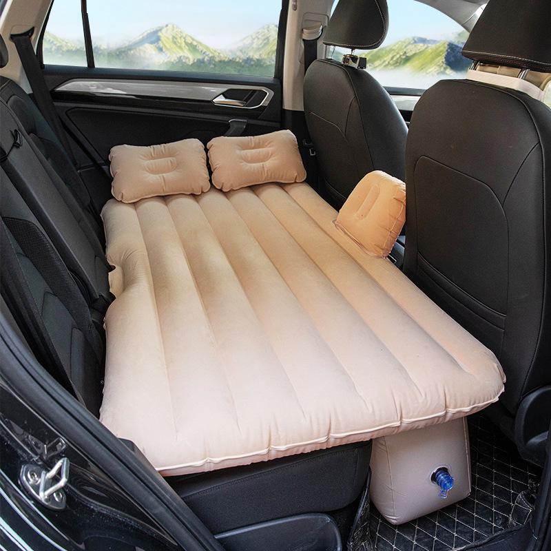 Thickened Car Inflatable Mattress: Foldable Rear Seat Travel Bed for SUVs and Sedans