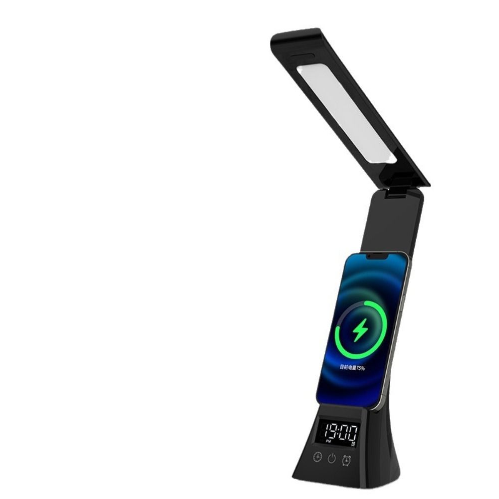 Dimmable Wireless Charging Desk Lamp Folding Design Eye-care Desk Lamp  Office Use