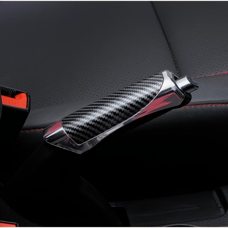 Carbon Fiber Style Handbrake Cover Durable ABS Anti-Scratch Easy Install for Car SUV Truck