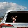 Christmas Car Stickers: Waterproof Santa Claus & Reindeer Decals – Fit for Car Window Decor, Computer Decorative Use
