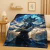 Winged Dragon of Ra Yu-Gi-Oh MONSTER CARD Cartoon Flannel Blanket,Soft Warm Plush Throw for Home Bedroom Bed Sofa Cover Office