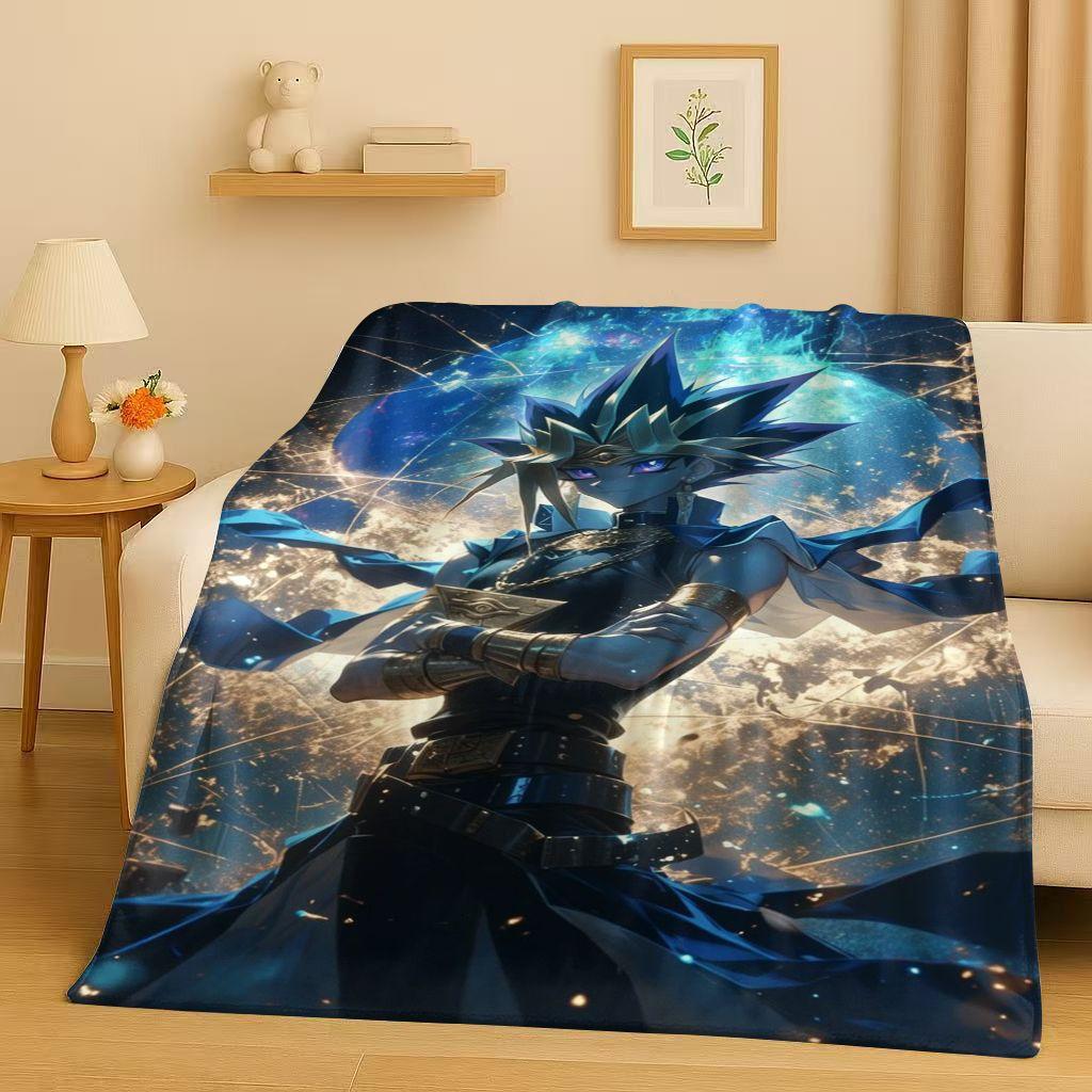 

Winged Dragon of Ra Yu-Gi-Oh MONSTER CARD Cartoon Flannel Blanket,Soft Warm Plush Throw for Home Bedroom Bed Sofa Cover Office 75x90cm
