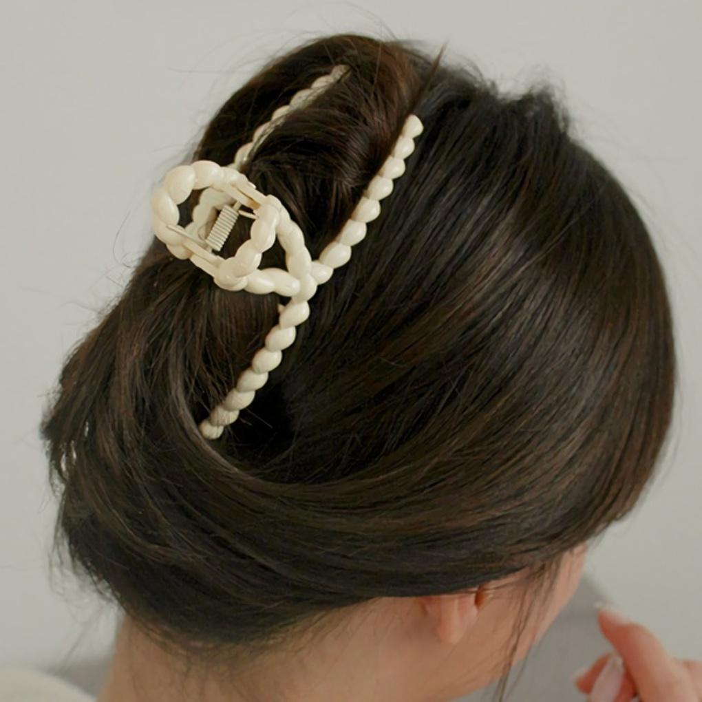 

Women s Twisted Glossy Hair Clip Khaki