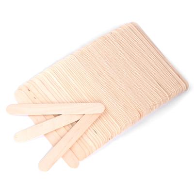 100Pcs/Bag Waxing Stick Spatula Applicator Wooden Spatula Disposable Medical Tongue Depressor