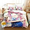 3D Anime Ayakashi Triangle Bedding Set Printed Bed Set With Pillowcase Bed Duvet Cover Soft Single Double Queen Super King Size