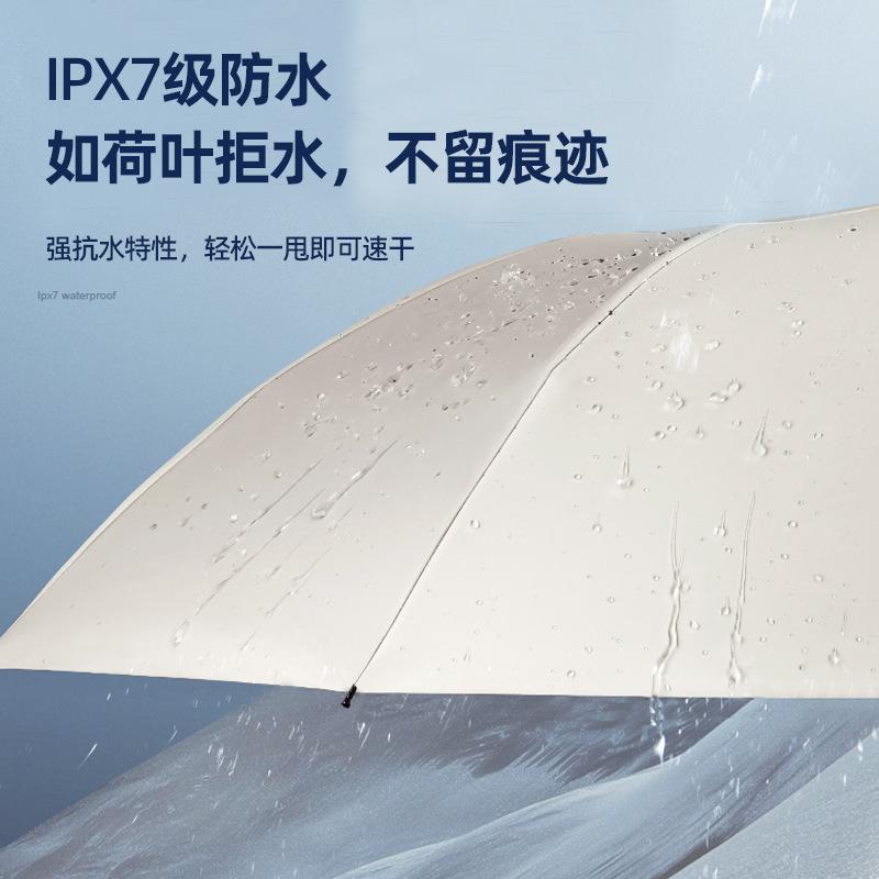 Automatic umbrella Folding umbrella Advanced sense 24 bones Large weather and rain parasol Sun umbrella