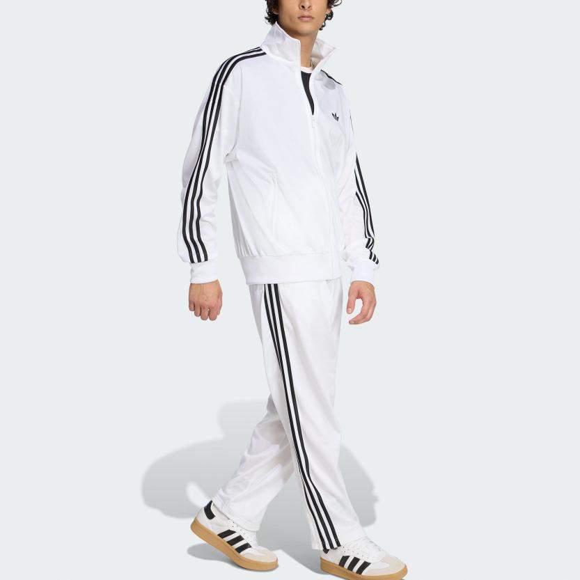 adidas Originals Firebird Volná Sportovní Bunda na Zip s Třemi Pruhy s Dlouhým Rukávem Pánské bundy KD8308
