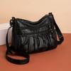 Vintage Multi Layer Crossbody Bag, Retro PU Shoulder Bag, Women's Fashion Handbag & Purse