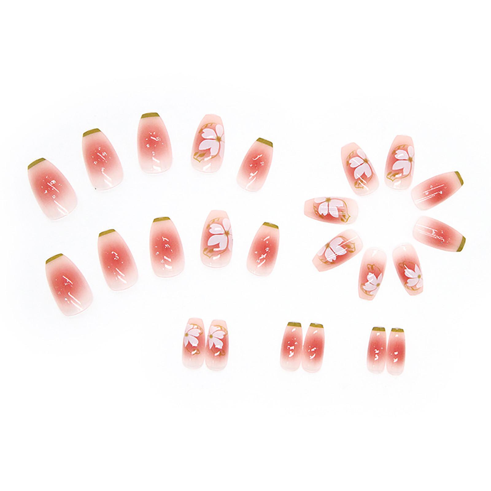 

Накладные ногти Длинные накладные ногти Квадратные ногти Полное покрытие на ногтях Ногти с постепенным изменением дизайна Очень длинные с 2 мл клея