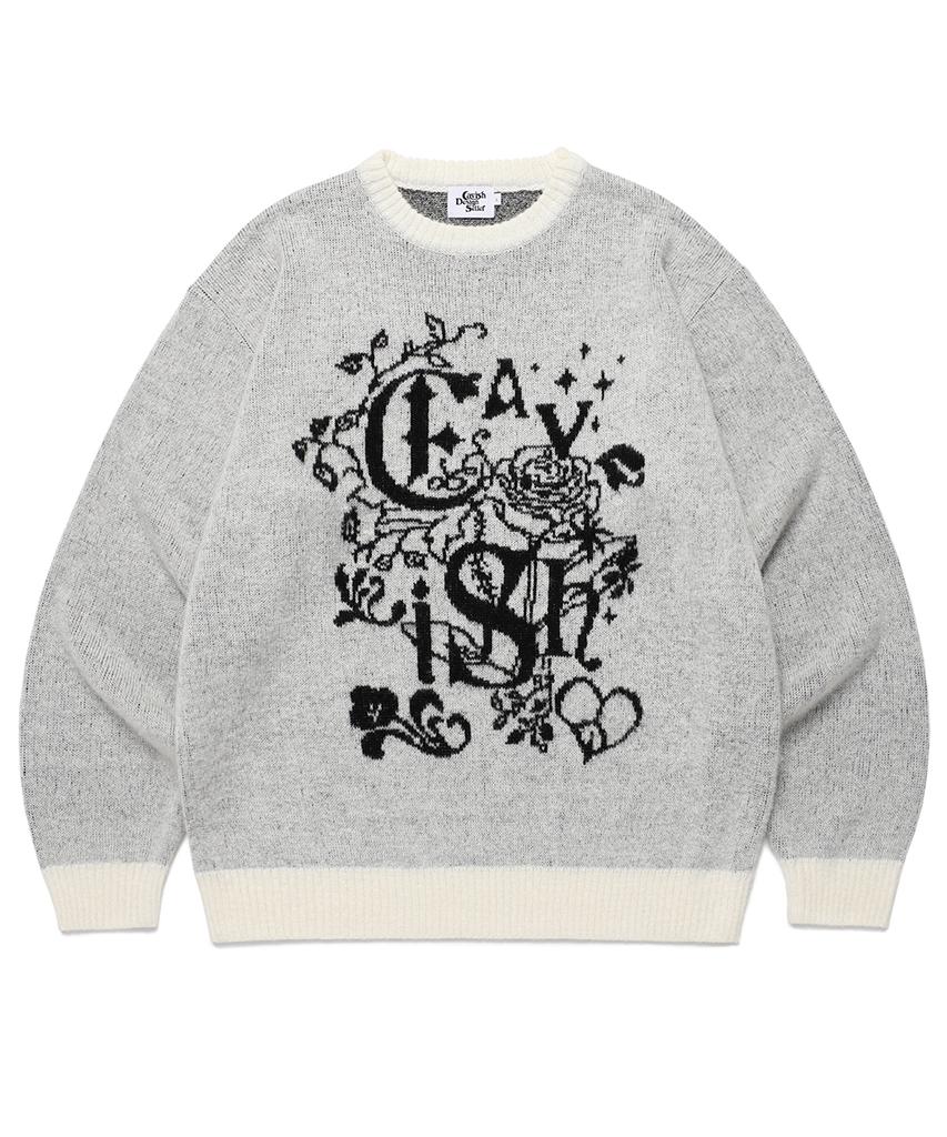 CAVISH Ivy Brushed Knit Sweater Ivory(Cv2Efuk602A)