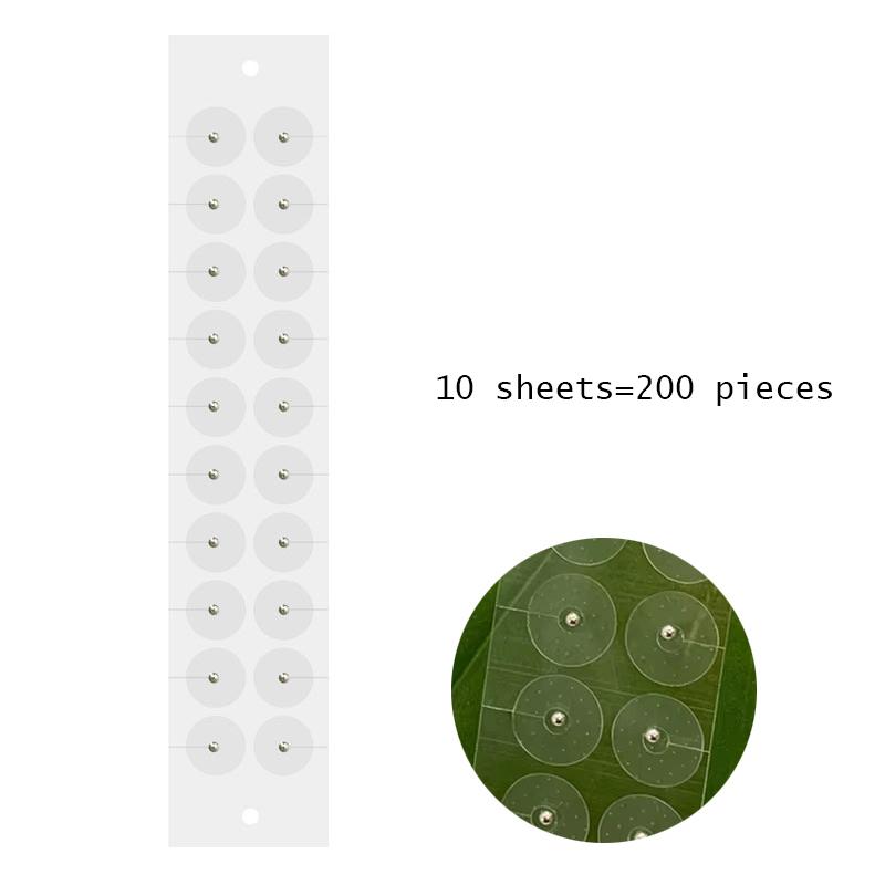 1/5/10 Sheets Ear Pressure Stick Acupuncture Magnetic Beads Auricular Ear Stickers Massage Ear Stickers Clear Ear Point Stickers