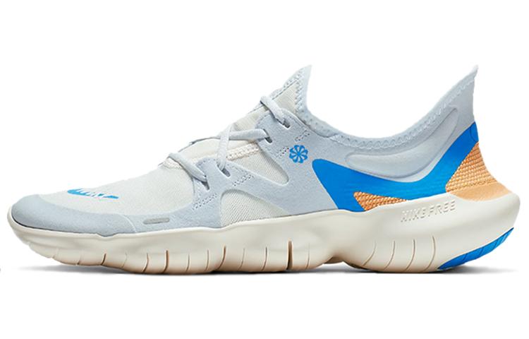 Nike Free Rn 5 Just Do It Grey Blue Hero Women s CI1289-001 38.5