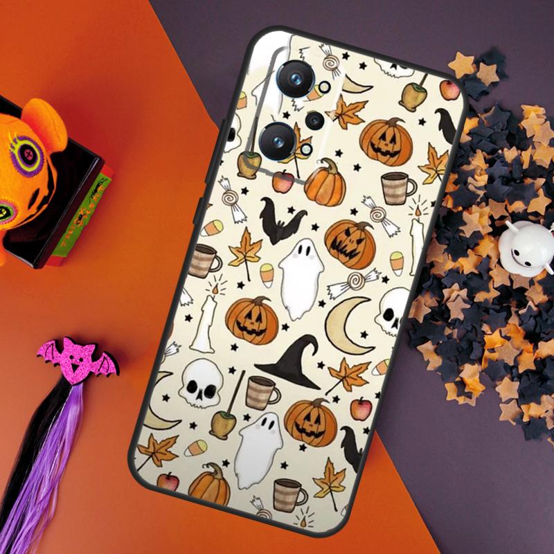 Halloween For Realme GT Neo 5 3 2 C55 C35 C33 C31 C30 C25 C21Y C15 C11 Realme 10 8 9 11 Pro Plus Case