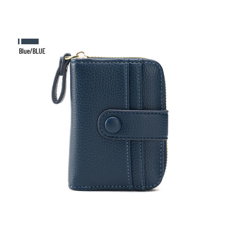 2024 Dámská korejská akordeonová peněženka na karty a peněženka na zip - Velkokapacitní peněženka na mince s mnoha přihrádkami na karty