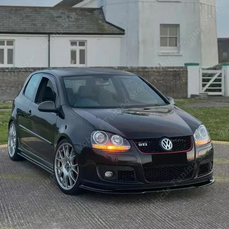 Gloss Black Car Front Bumper Lip Splitter For Volkswagen Golf 5 MK5 GTI 2005-2008 Tuning Bumper Protector Cover Trims Body Kits