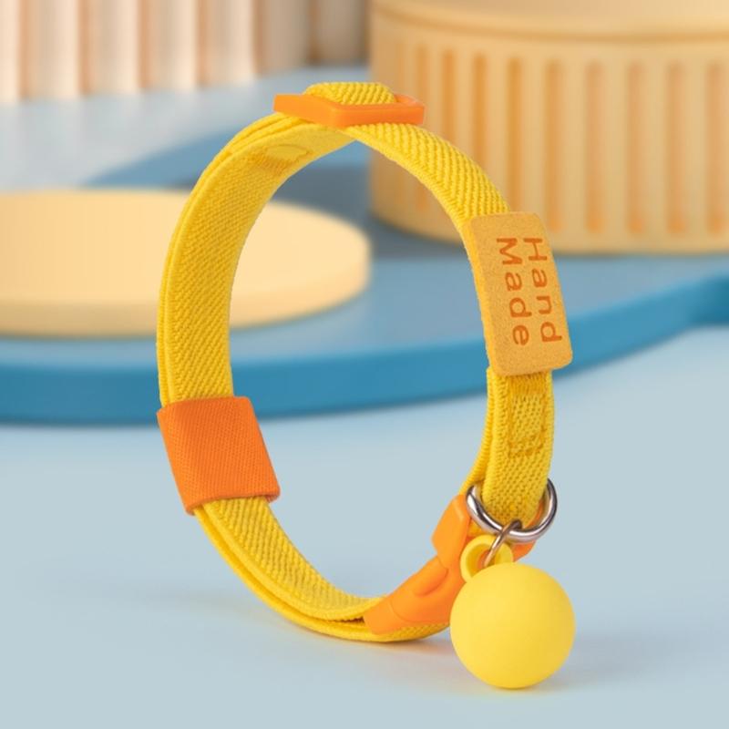 Easy to Use Elastic Pet Collar with Quick Adjust Feature Stretchable Comfort Multiple Color Lightweight for Small Animal