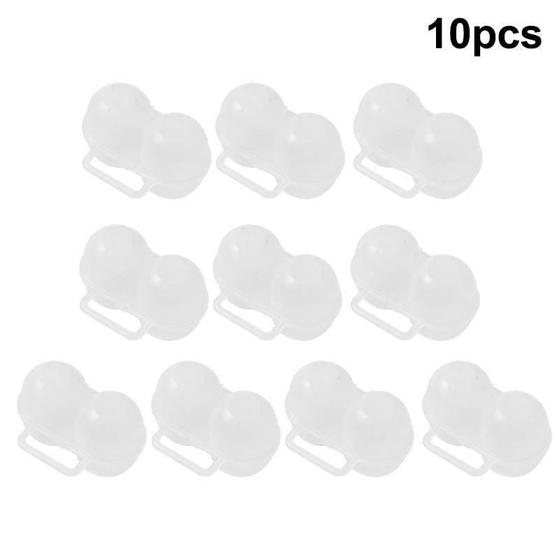 5/10Pcs 2-Cell Outdoor Portable Egg Box Plastictray Refrigerator Egg Storage Box Shock-Absorbing And Anti Drop