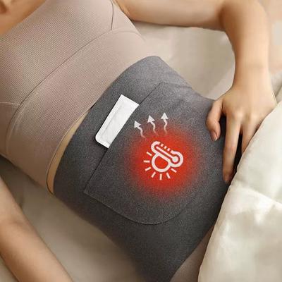 Damen-Taillengürtel aus Samtstoff mit zwei Taschen, Atmungsaktiver Stützgürtel, Hält Ihren Bauch warm & Schützt Ihren Bauch