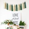 ANSOMO Sage Green Happy Birthday Party Decorations Retro Green Nude Ivory Dark Olive Kraft Paper Banner Balloons Neutral Rustic Boho Blush Safari