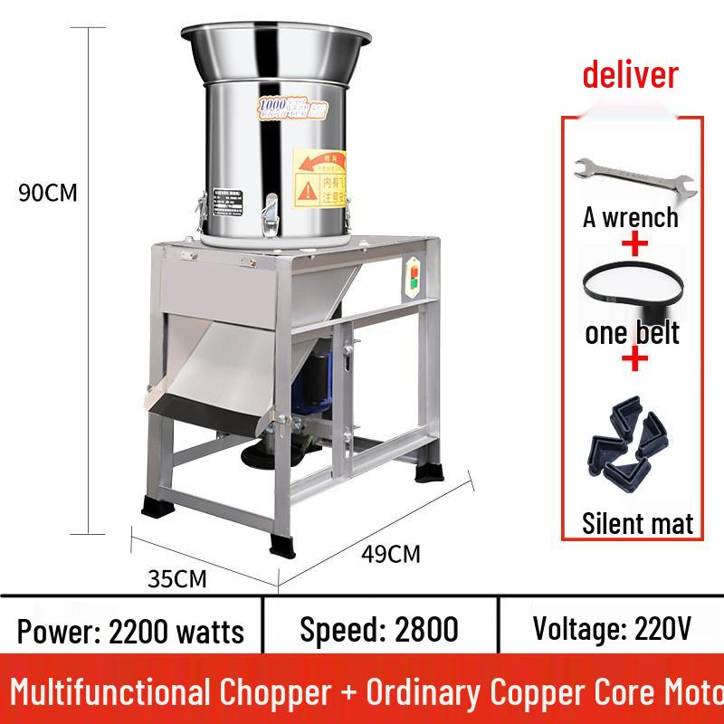 Stainless Steel Multi-Function Vegetable Chopper & Grinder