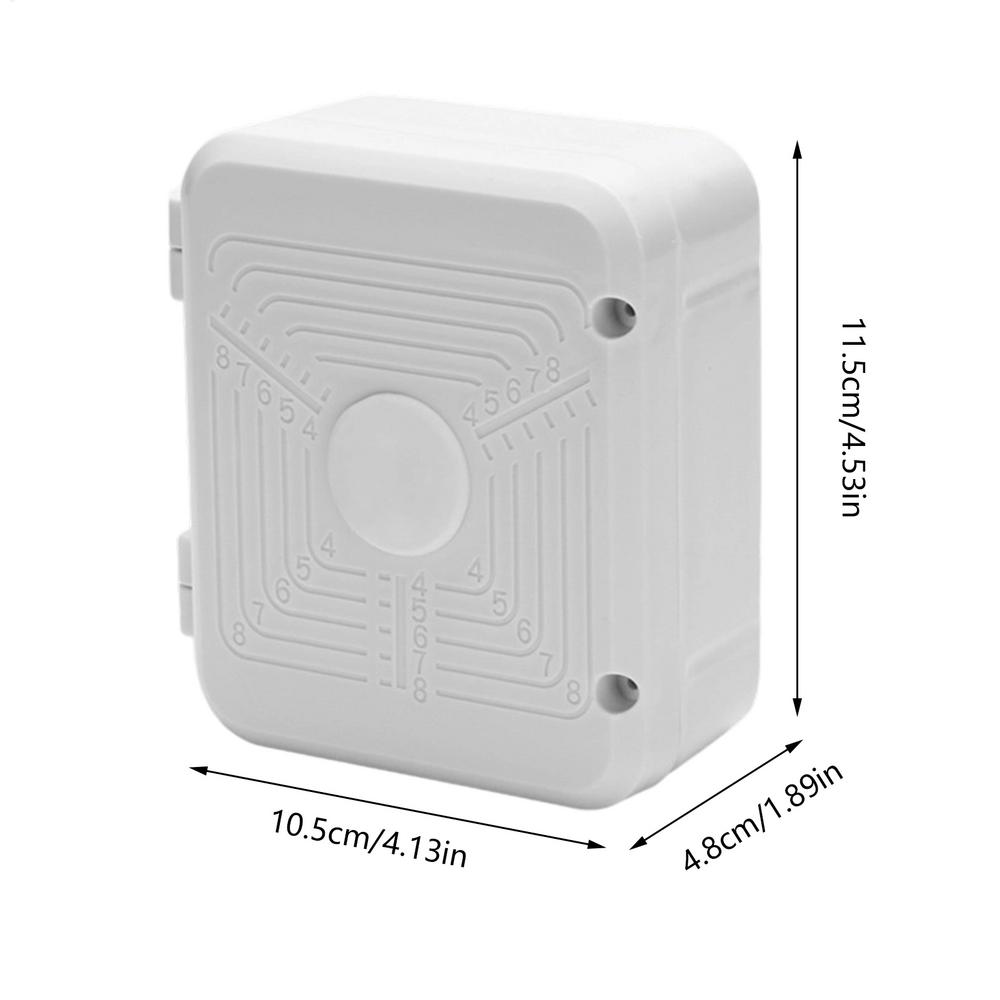 

Weatherproof Junction Box Cable Storage Case Outdoor Electronics Workshop Media RV Security Pump Fence Patio Heater