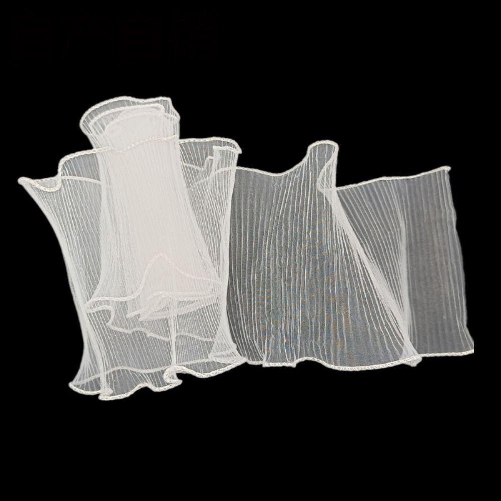 1Pcs Surrounding Edge Wave Yarn Lace Mesh  For Mother's Day Thanksgiving Birthday