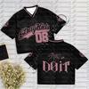 Stray Kids "08" Unisex Oversized Mesh Jersey Pink & Black Kpop Streetwear Casual Top for Fans