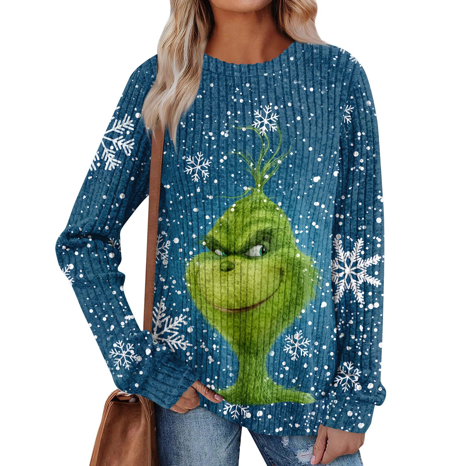 

Женский принт Легкий Топ с круглым вырезом из матового хлопка XL тёмно-синий