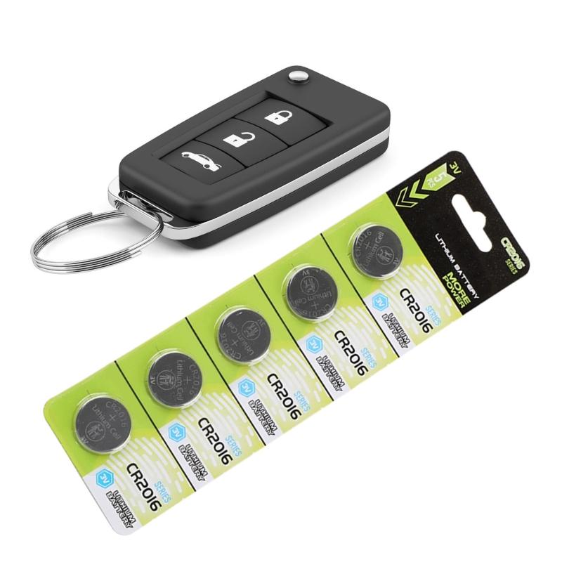 Pack Of 5/10 CR2016 3V Lithium Coin Cell Batteries CR2016 Batteries For Watches Calculators Reliable Power Supply