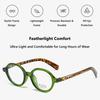Trendy Oval Frame Reading Glasses Ultralight Unisex Far Sight Eyeglasses Small Blue Light Blocking Readers for Women & Men