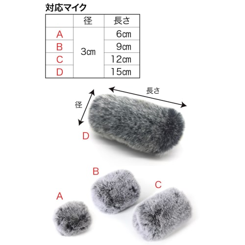 AllBright Windscreen Wind Jammer Microphone Cover for Stereo Microphones, Reduces Wind Noise (15cm)