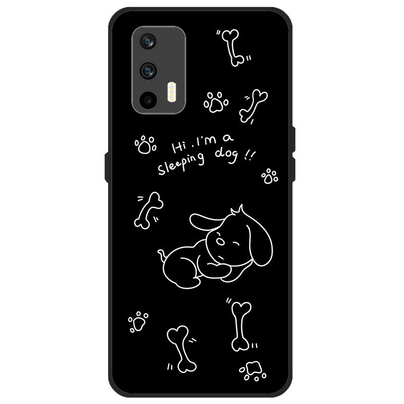Funda Para Realme GT 5G Funda RMX2202 Cubierta Trasera de Silicona Suave Para OPPO Realme GT 5G 6.43 pulgadas Dibujos Animados TPU Parachoques de Teléfono Bolsas Estuche