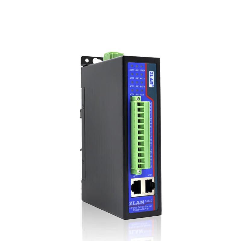 ZLAN 4-Port RS485 To Ethernet Serial Server