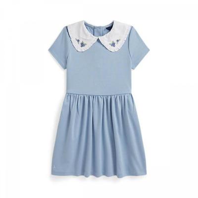 Girls 2 6 Years Blueberry Color Stretch Dress Cwpodrsr3d21172400