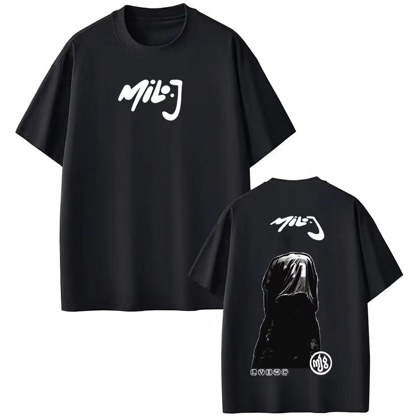Rapper Milo J Tour 2026 Graphic Tshirt Unisex Women Fashion Comfort Tshirt Shortsleeved Casual Vintage Gothic Punk Tshirts