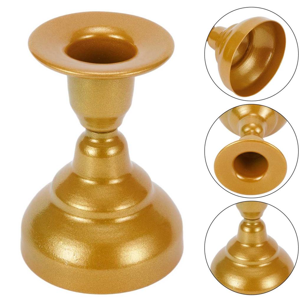 Dining Room Living Room Candle Holder 7.6x5.6x4.3cm Candle Holder Candlesticks Accessories Decorative Supplies
