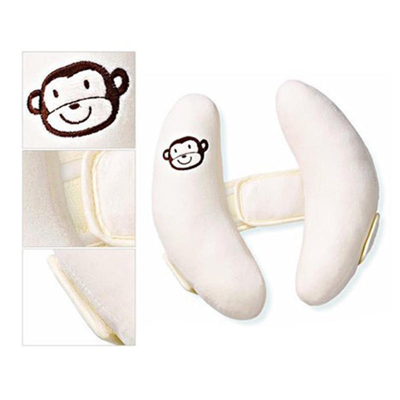 Infant Stroller Neck Pillow Banana Car Seat Head Protector Pillow Baby Stroller Sleeping Neck Support Pillow Cartoon Flower