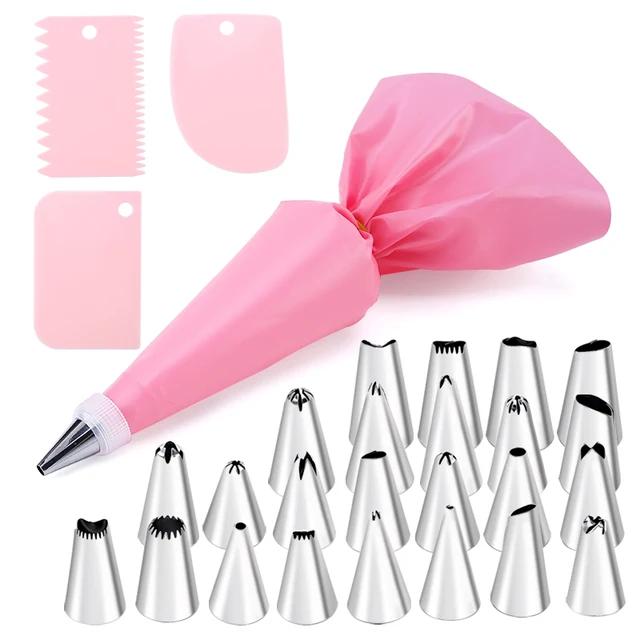 New 14/26/29 Pcs Set Cream Nozzles Pastry Tools Accessories For Cake Decorating Pastry Bag Kitchen Bakery Confectionery Equipmen