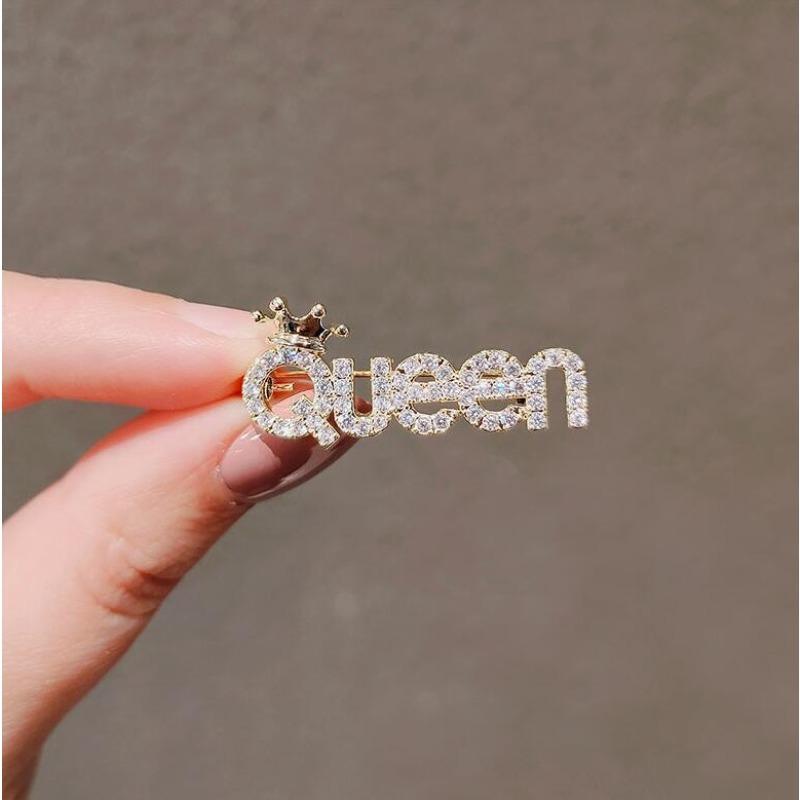 New Alloy Brooch High-end Niche Women's Peony High-end Pin Coat Suit High-end Versatile Brooch