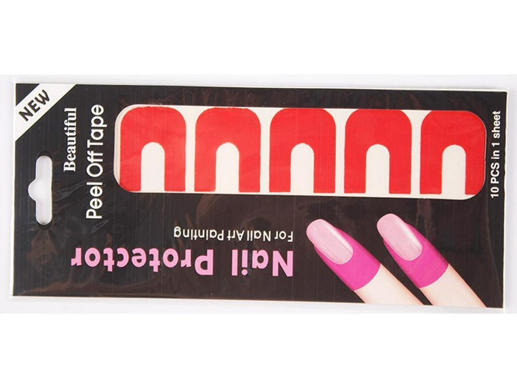 U-Shaped Anti-Spill Nail Art Stickers