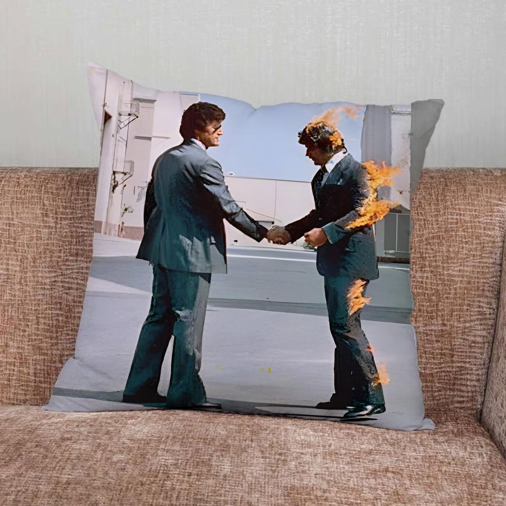 Band F-Floydes-MUSIC Pillow Case For Home Bedroom Car Office Decoration Living Room Sofa Cushion Cover Suitable