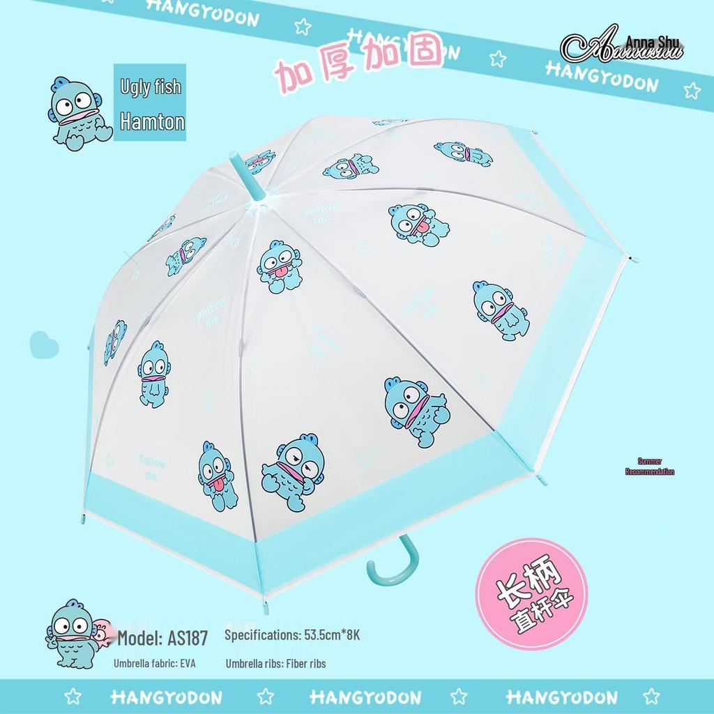 Sanrio Kuromi Dětský ekologický automatický deštník s roztomilým kresleným designem