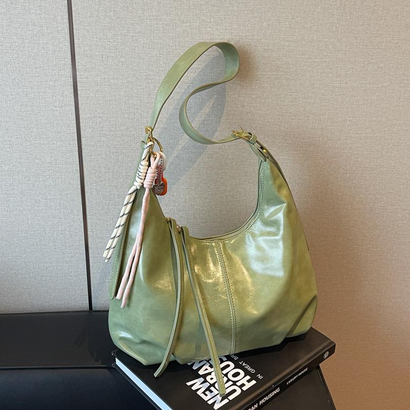 

Повседневная сумка большой вместимости, женская новая весенне-летняя универсальная сумка-мессенджер, сумка-тоут для студентки колледжа зелёный