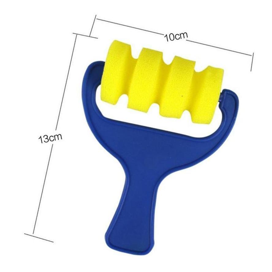 New 4 Pieces Creative Set For Children Yellow Sponge Brush Children Children Painting Graffiti Toy