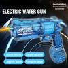 Revolver Water Gun Electric High Capacity Squirt Gun With 500Ml Drum Led Muzzle Shiny Summer Outdoor Pool Beach Toy Sets For Kids