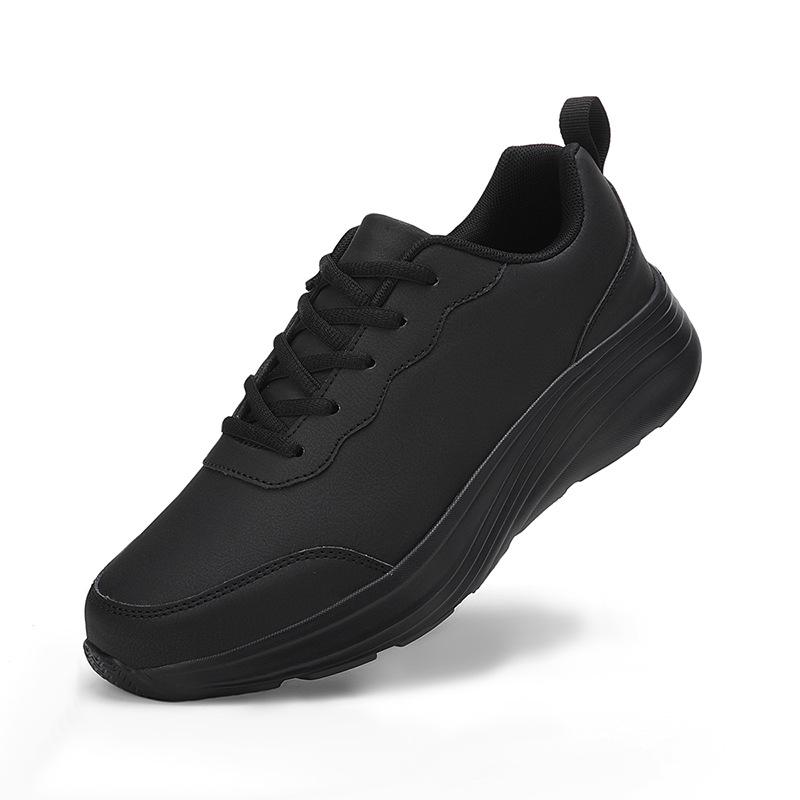 Autumn and Winter Special Large Size 48 Black Men's Shoes Soft Sole Light Men's Non-slip Sports Shoes Running Fitness Casual Shoes